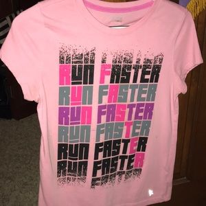 pink graphic tee